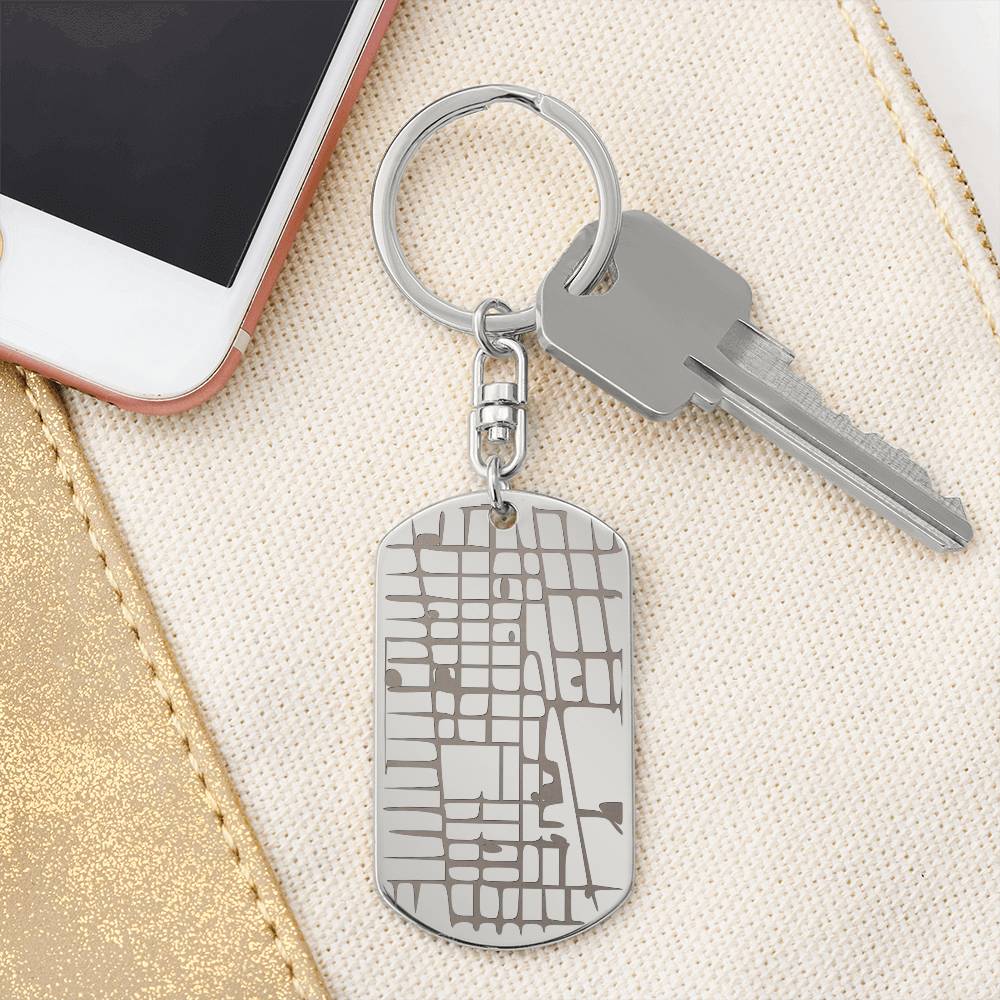 Custom Dog Tag Keychain